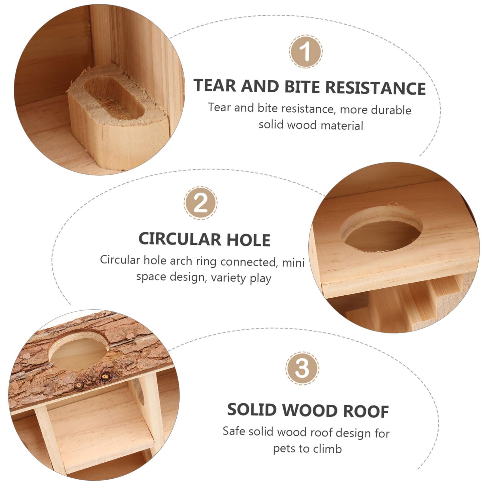 Beaupretty Juguete Laberinto para Hámster Laberinto De Madera Juguete Recreativo para Hámster Túnel De para De Entrenamiento para Mascotas Jaula