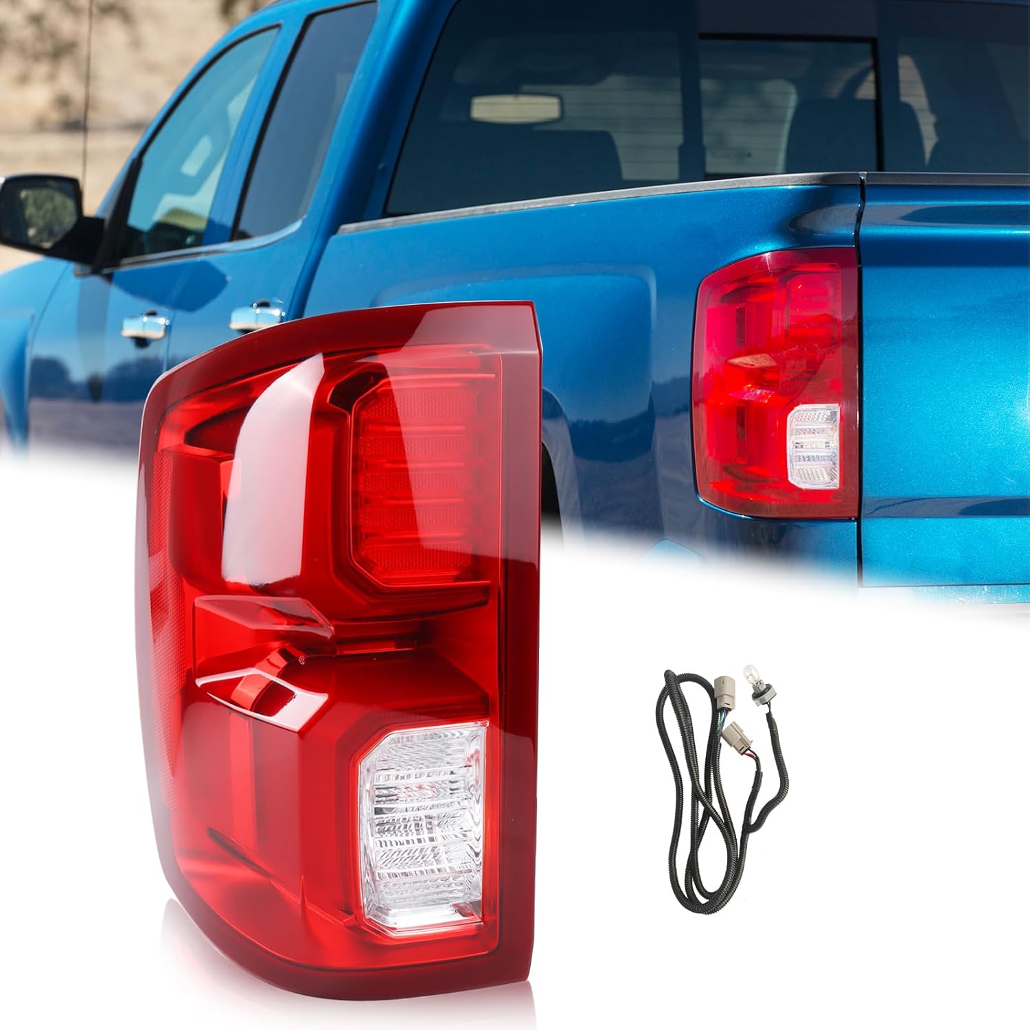 RH Halogen Type Tail Light Fit for 2019-2023 Ford Ranger XL Rear Lamp Assembly Incandescent W/o Blind Spot Models Only Right Passenger Side FO2801273 KB3Z13404F