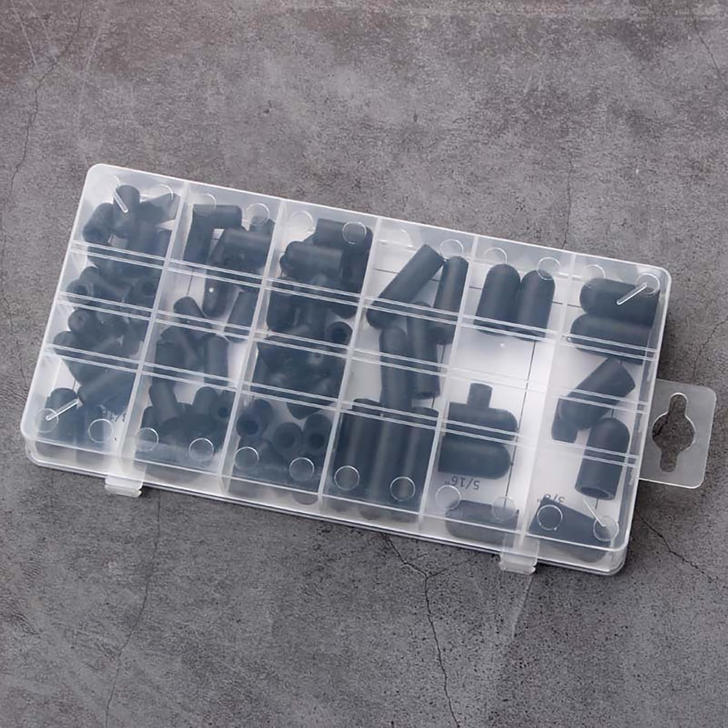 80Pcs Silicone Hose Cap Vacuum Cap Block Off Assortment Kit for Carburetor
