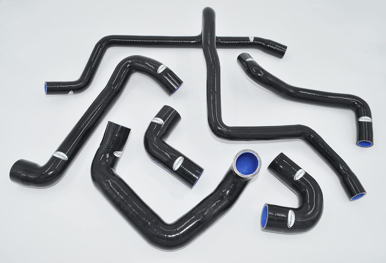 Silicone Radiator Hose Kit Air Conditioner For BMW E30 M20 325 325i 1988-1993 Black TT1122BK