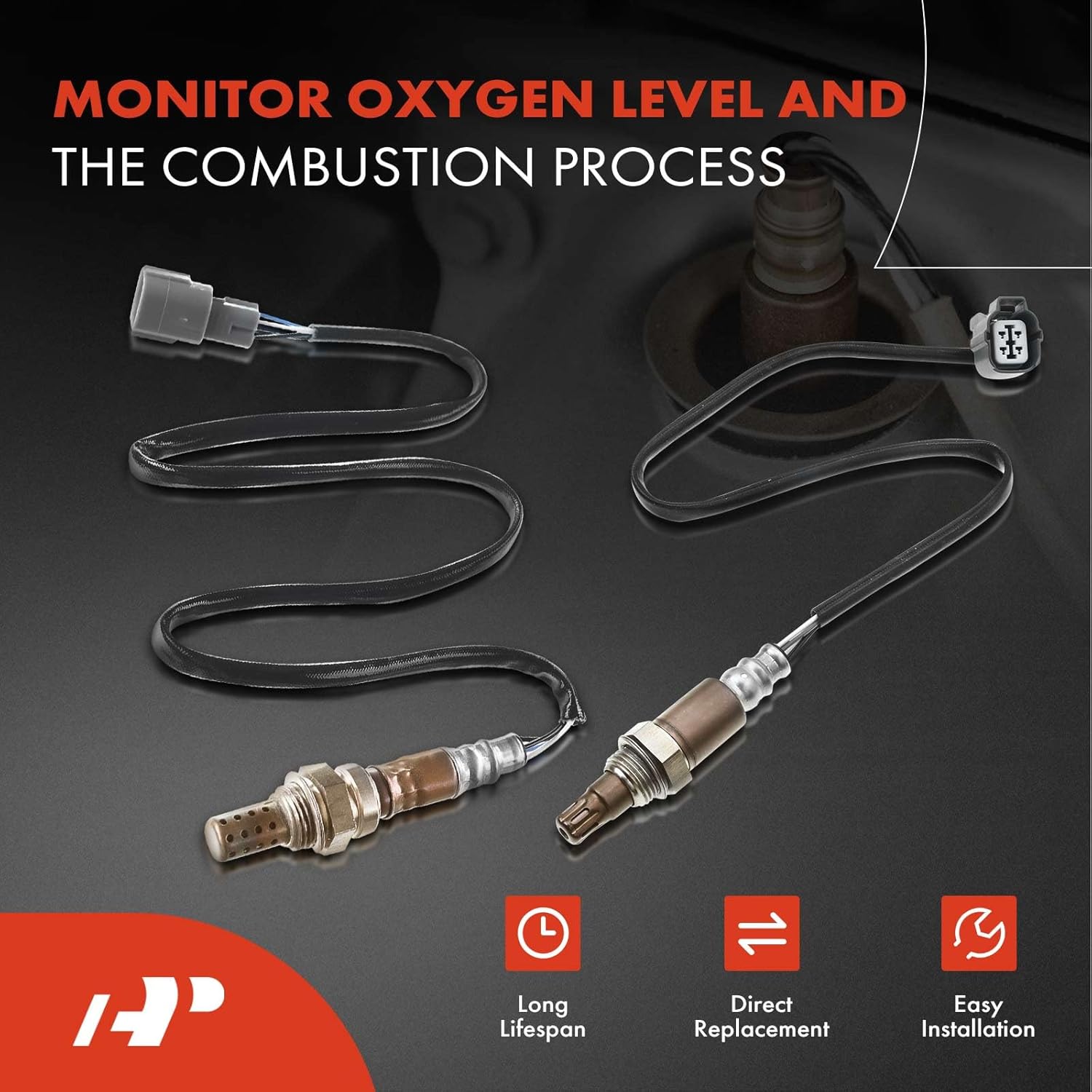 A-Premium O2 Oxygen Sensor Compatible with Subaru Outback 2010-2012, Legacy 2010-2012, 2.5L, Upstream & Downstream, 2-PC Set, Replace# 22690AA500, 22690AA501