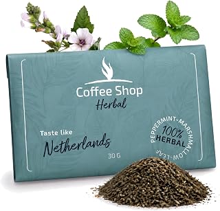 Pfefferminze & Marshmallow Kräutertee – Netherlands Café, lose Blätter 30g