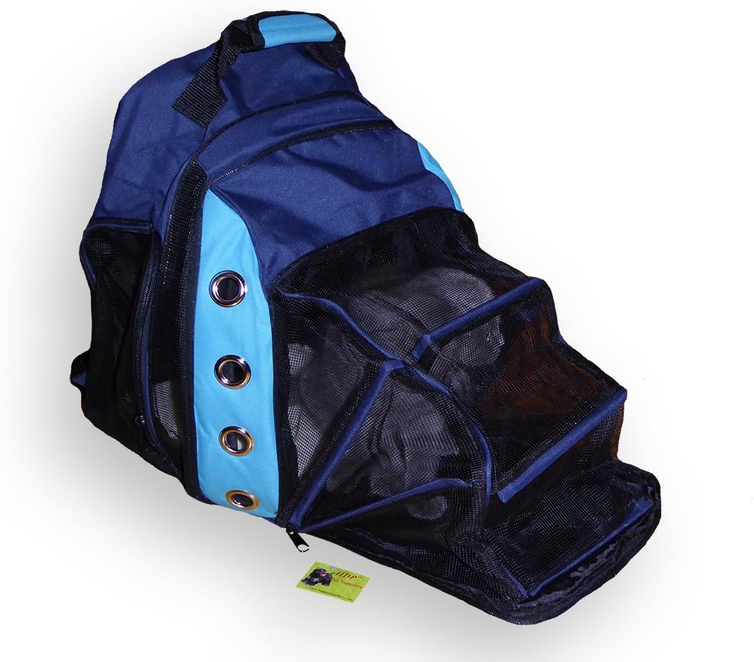 HDP Fashionable Ultimate Backpack Dog Carrier Color:Royal Blue
