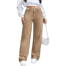 Wide Leg Jeans for Women Spring 2026 High Waisted Baggy Pull on Jeans Cute Y2k Straight Leg Boyfriend Denim Pannts