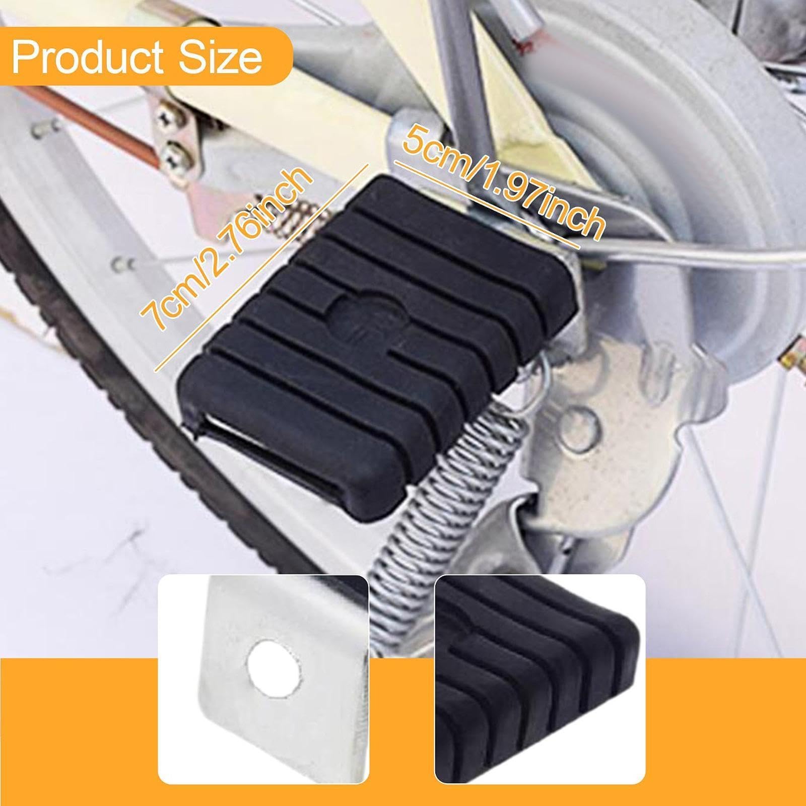 Menolana 2X Bicycle Rear Pedals Bicycle Foot Pegs for Mountain Bike Foot Plates Pedals Nonslip Rear Seat Footrests Cycling Accessory