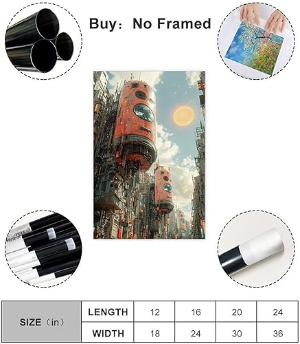 Miniatura 2 de Póster estético retro futurista  Dreamcore Y2K impresión de pared  Trippy 90s Tech Vibes para decoración de dormitorio, póster de decoración de