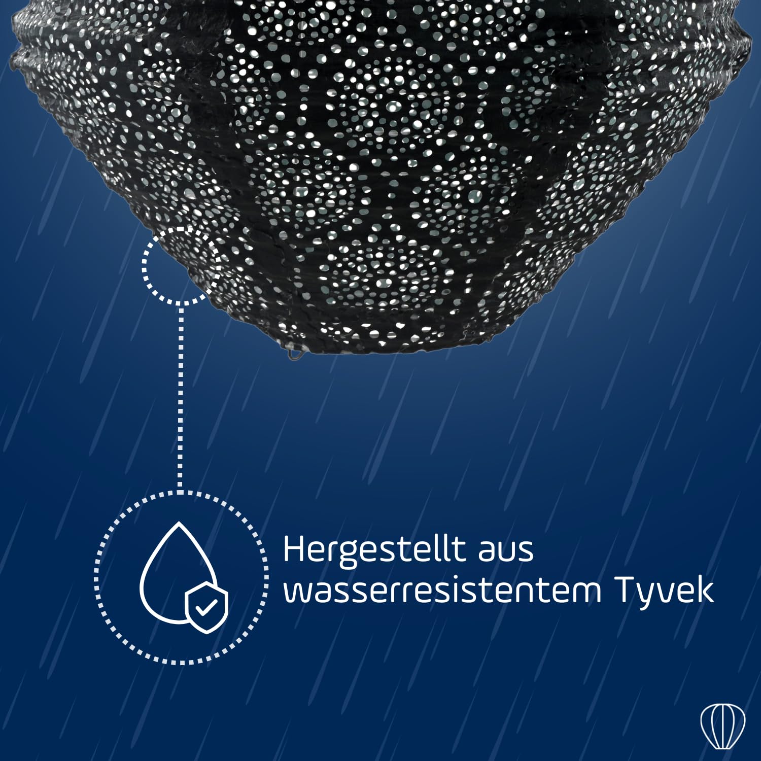 LUMIZ Solarlaterne - für Außen - Occult - Kann - Gartenbeleuchtung - Solarlampen - Gartendeko - 30cm - Grün