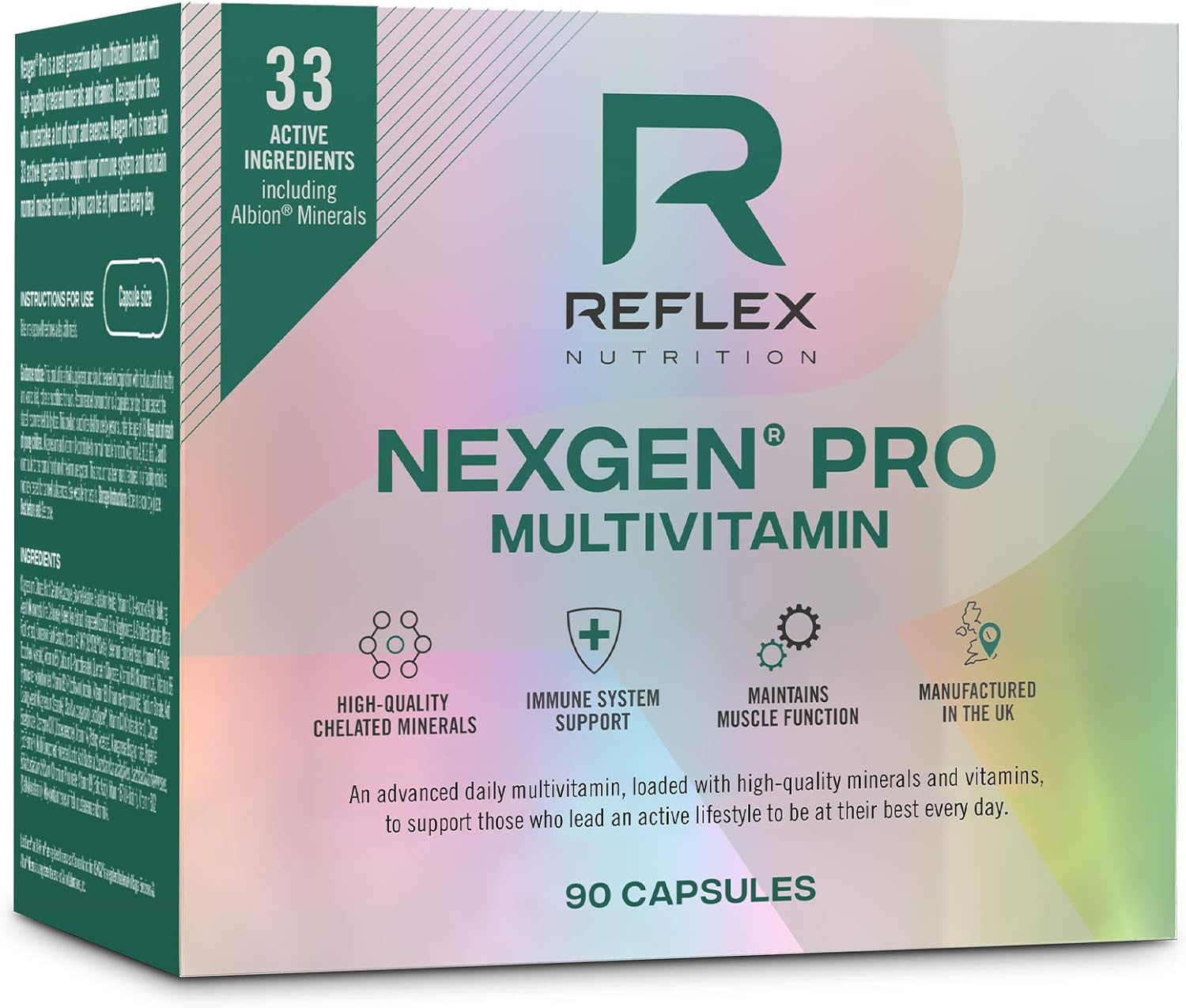 Reflex Nutrition Nexgen® Pro Multivitamins and Minerals for Immune