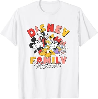Mickey And Friends Disney Family Vacation Chest Logo T-Shirt
