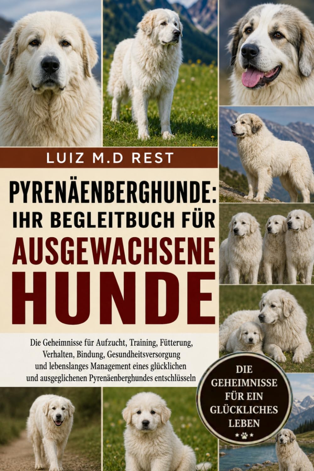 PYRENÄENBERGHUNDE: IHR BEGLEITBUCH FÜR AUSGEWACHSENE HUNDE: Die Geheimnisse für Aufzucht, Training, Fütterung, Verhalten, Bindung, ... Pyrenäenberghundes entschlüsseln