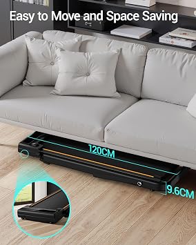Walking Pad with 16% Incline Folding Treadmill for Home Office 3.0HP Quiet Walking Treadmill with Handle 136KG Capacity 7 Layer Shock Absorption No Assembly Treadmill Foldable Compact