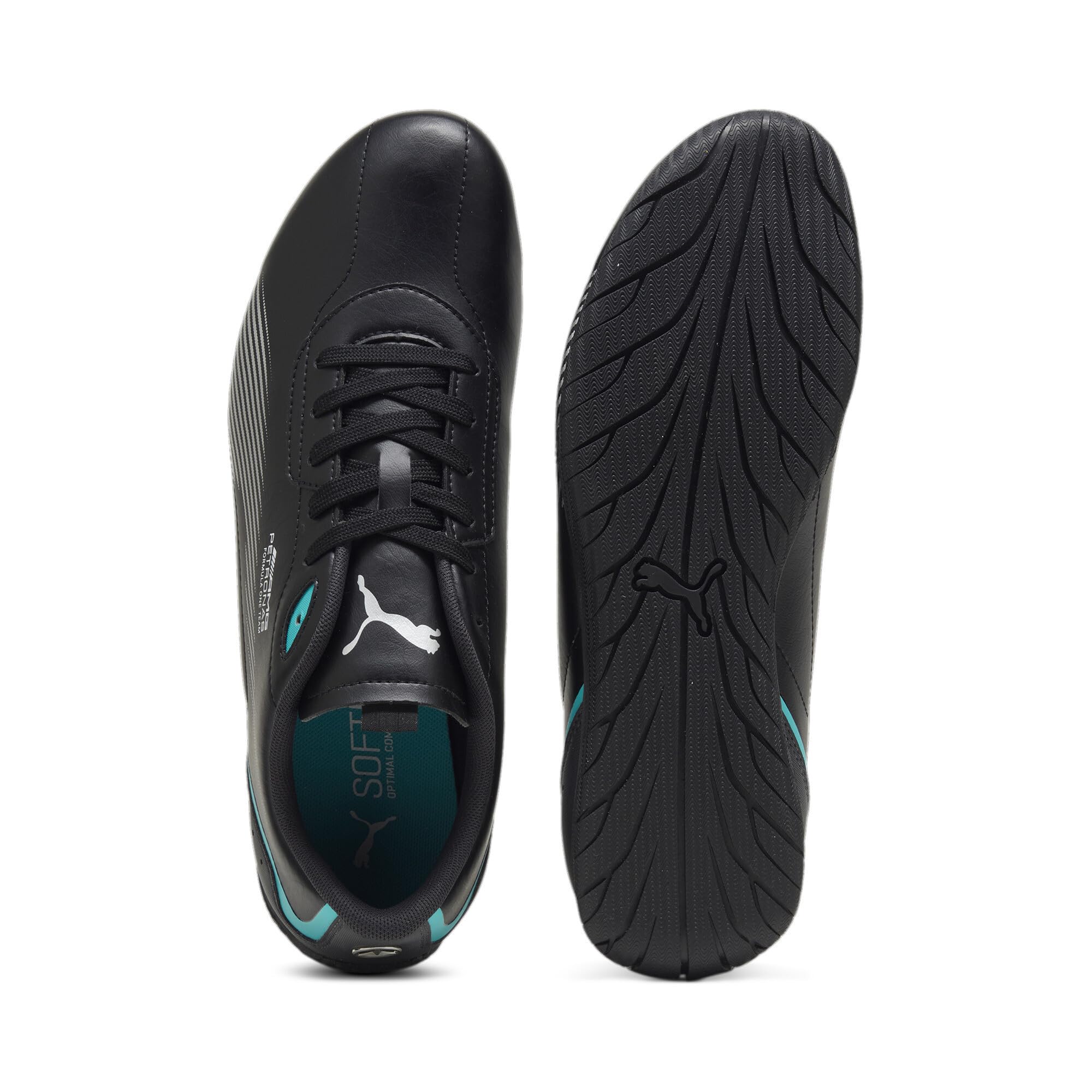 PUMA Zapatillas de conducción Mercedes-AMG Petronas Neo Cat 2.0 42.5 Black Sheen Green