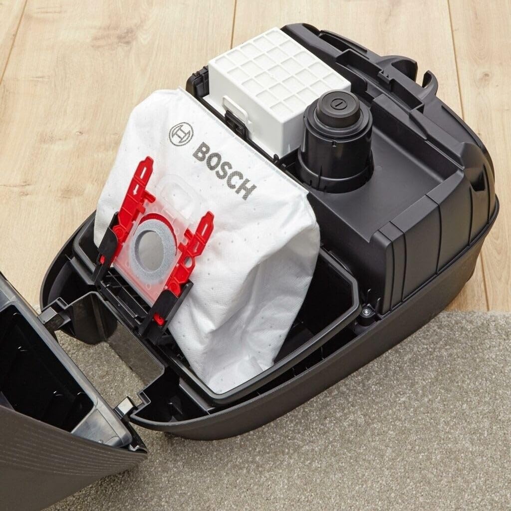 BOSCH Kanisterstaubsauger BGB6MPOW 850 W Schwarz rot