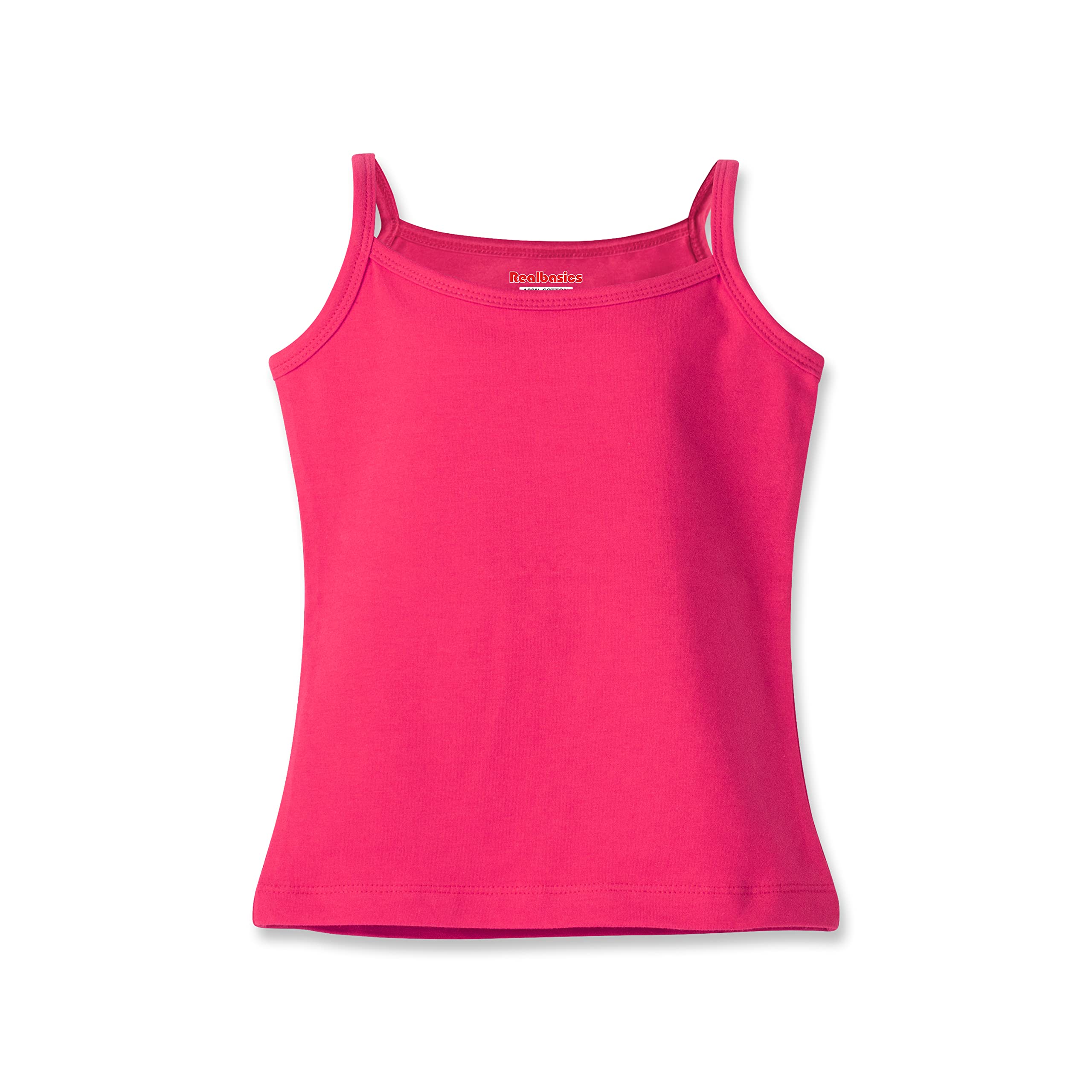 Real Basics Girls Cotton Full Slip Top (Rb-G-Slip-P3-2-3Years-Set1_Multicolor_2-3 Years) 4
