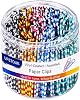 Vinaco Paper Clips Black, 100 Pack Large Paper Clips 2 Inch (50 mm), Durable & Rust Resistant, Jumbo Paperclips. Great for Office, School and Personal Use (Black)