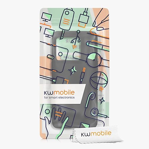 Miniatura 7 de kwmobile Funda compatible con OnePlus 10T 5G - Funda protectora de silicona TPU suave y delgada - Pizarra oscura