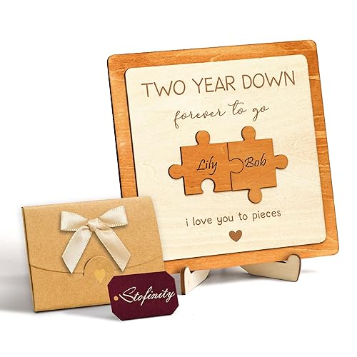 Stofinity 2 Year Anniversary Wood Gifts for Him - 2nd