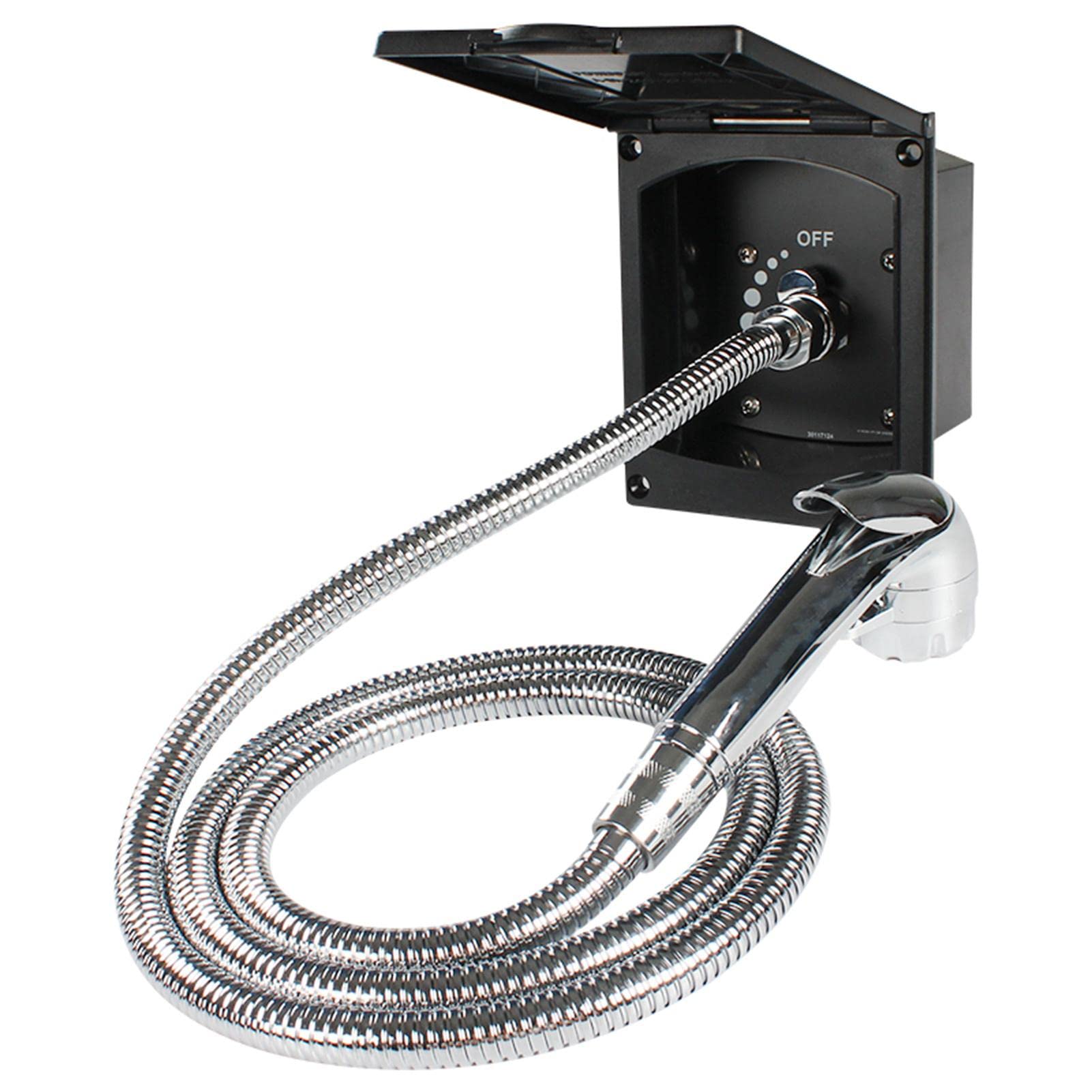 Box Doccia Esterno Per Camper - In ABS Nero | Per Roulotte, Caravan, Veicoli Ricreazionali - Foto 3