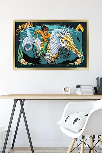 Miniatura 85 de Trends International DC Comics Movie Aquaman y el Reino Perdido - Póster de pared con ilustración de Aquaman, 14.72 x 22.37 pulgadas, versión