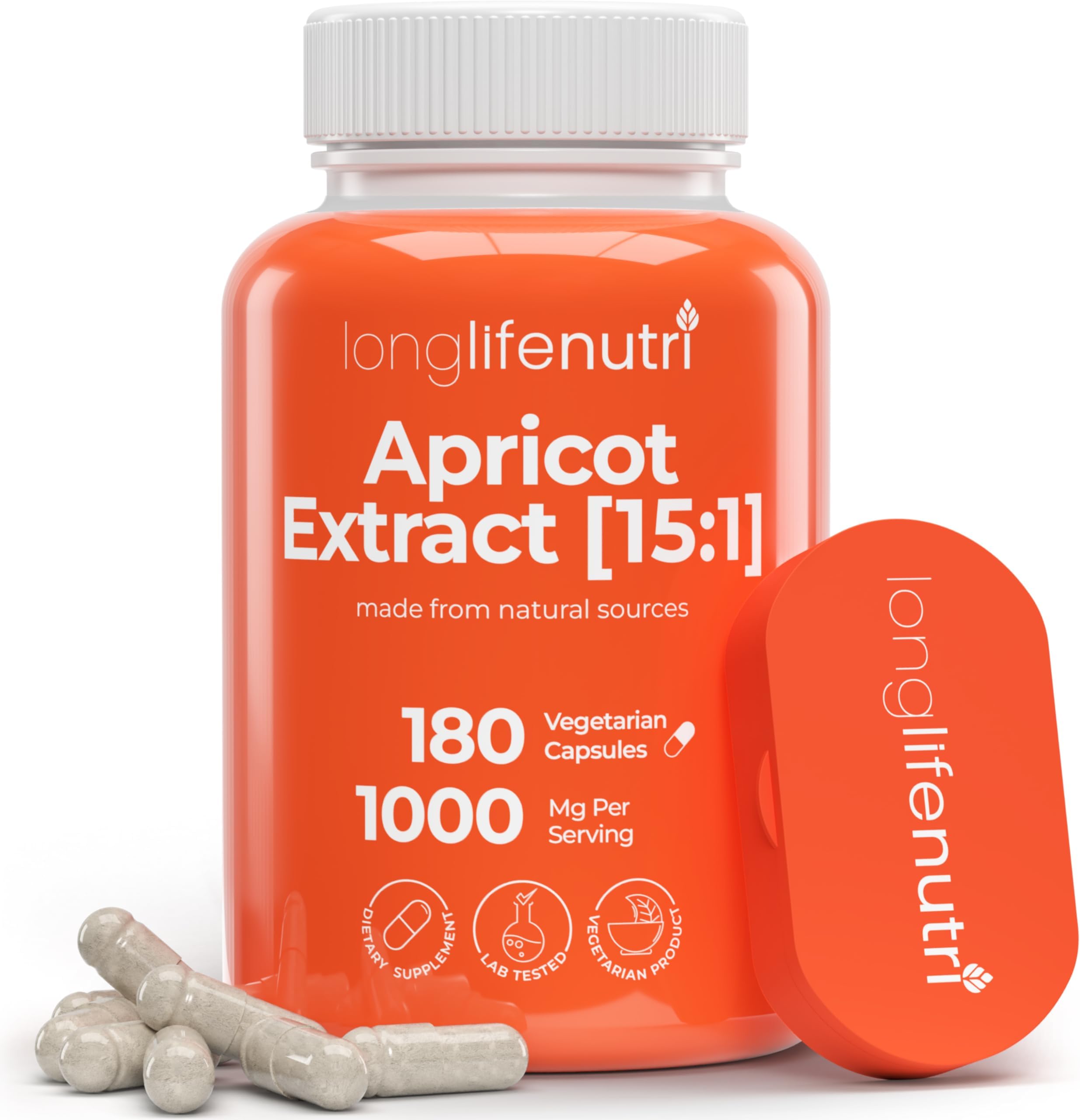 Amazon.com: NusaPure Apricot 20:1 Extract, 1000 mg Equivalent to 20 ...