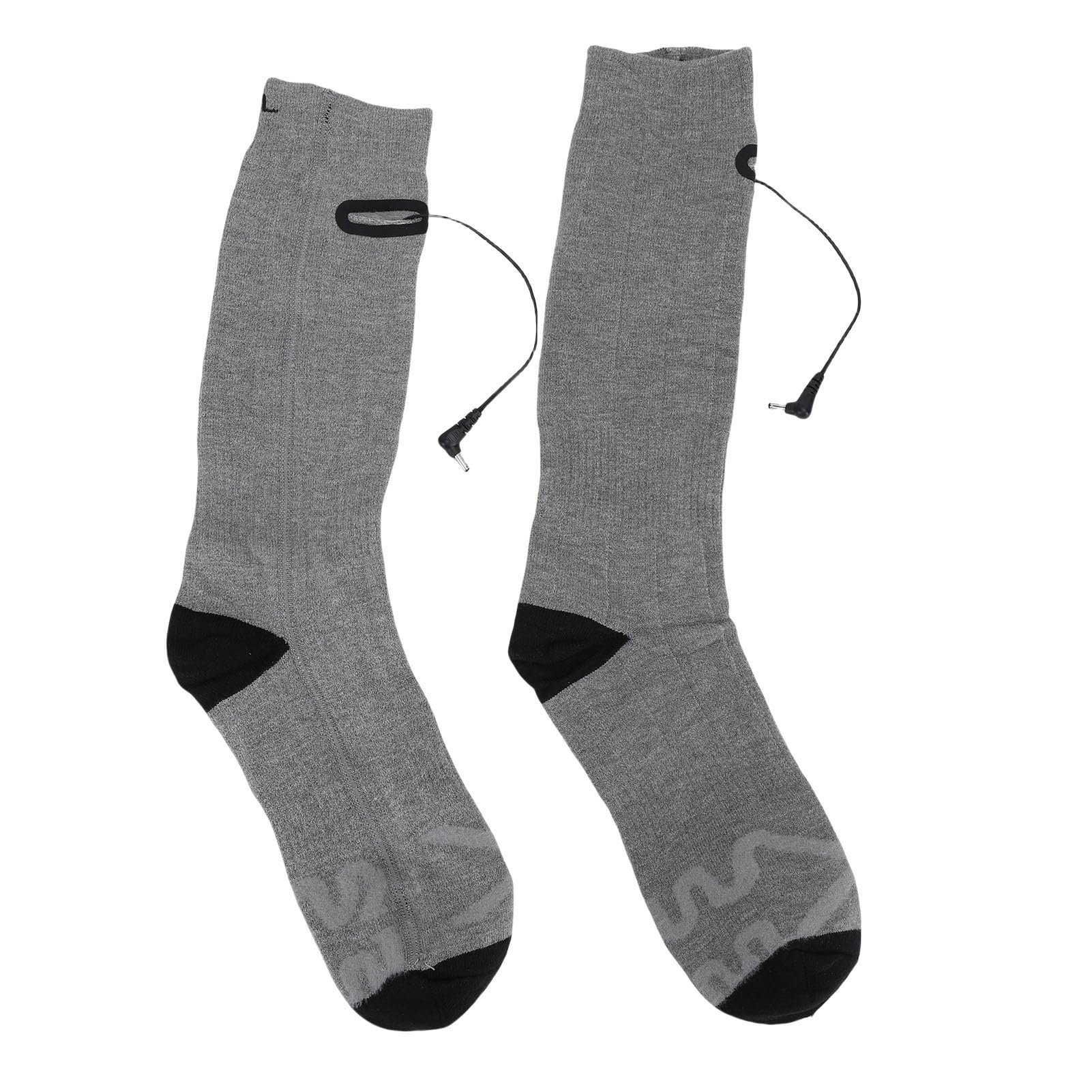 Calcetines Térmicos, Calentadores de Pies Eléctricos Lavables Recargables, Calcetines Térmicos de Invierno con 3 Niveles de Temperatura y 2 Baterías de 4000 MAh, Ideales para Acampar, Pescar,