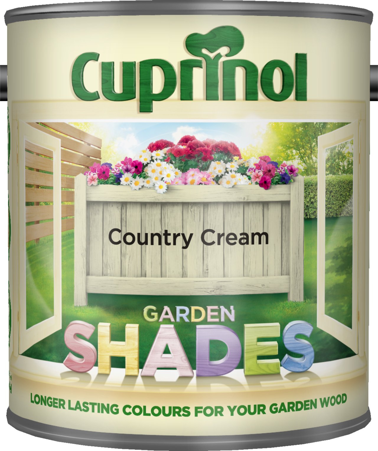 New 2015 Cuprinol Garden Shades Country Cream 1L