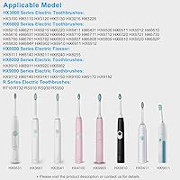 Vista 5 de BENSN Base de cargador compatible con cepillo de dientes eléctrico Philips Sonicare serie 4100 1100 5300 6100 7500 2100 6500 5100 3100, cable