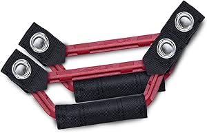GP BackGrip LITE, Headrest Car Passenger Hand Grip for Truck &amp; Car Wrangler JL JT JK Handle for Offroad, Kids &amp; Seniors, Patented Jeep Accessories, Burgundy, Nylon ABS, 2-Pack