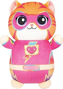 Squishmallows Original Disney SuperKitties 10in Ginny HugMees Ultrasoft Official Jazwares Plush Medium-Sized