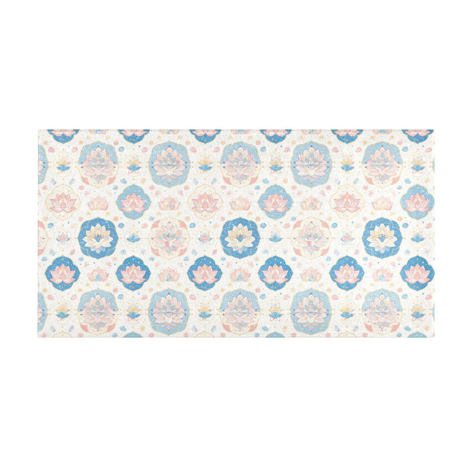 Tapis de bain floral d'été pour sécuriser et décorer votre salle d'eau