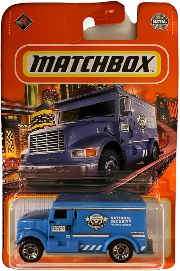 Matchbox Power Grabs Blue International Armored Car 80/100