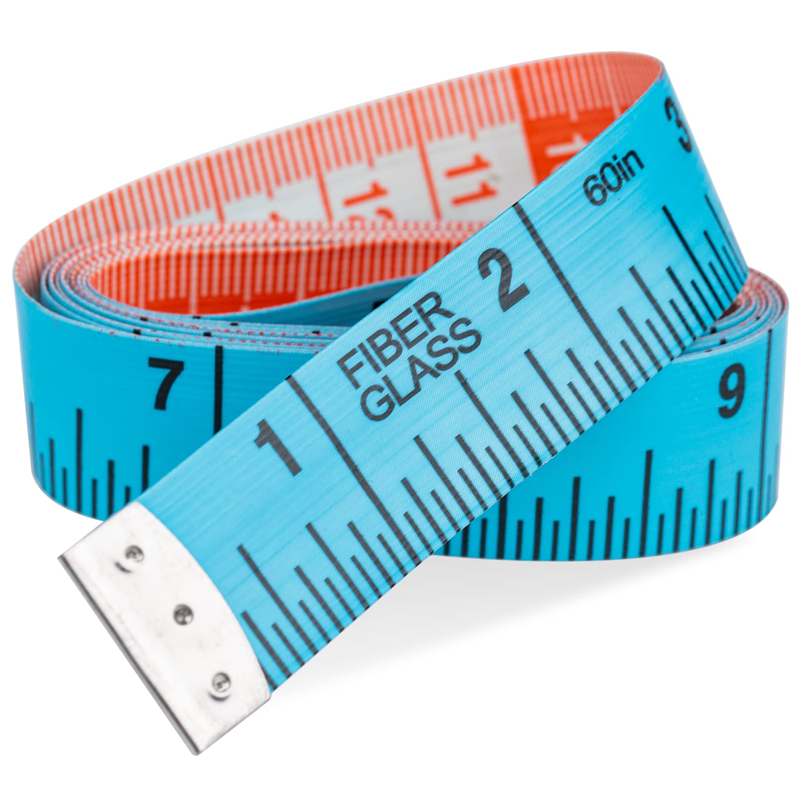 REIDEA Clothing Measure Tape Dual Sided, 60in/150cm Soft Fabric Tape Measure for Body Measurement Fitness, Weight Loss, Measuring Waist, Thighs, Arms, Sewing Clothing Tailor Blue