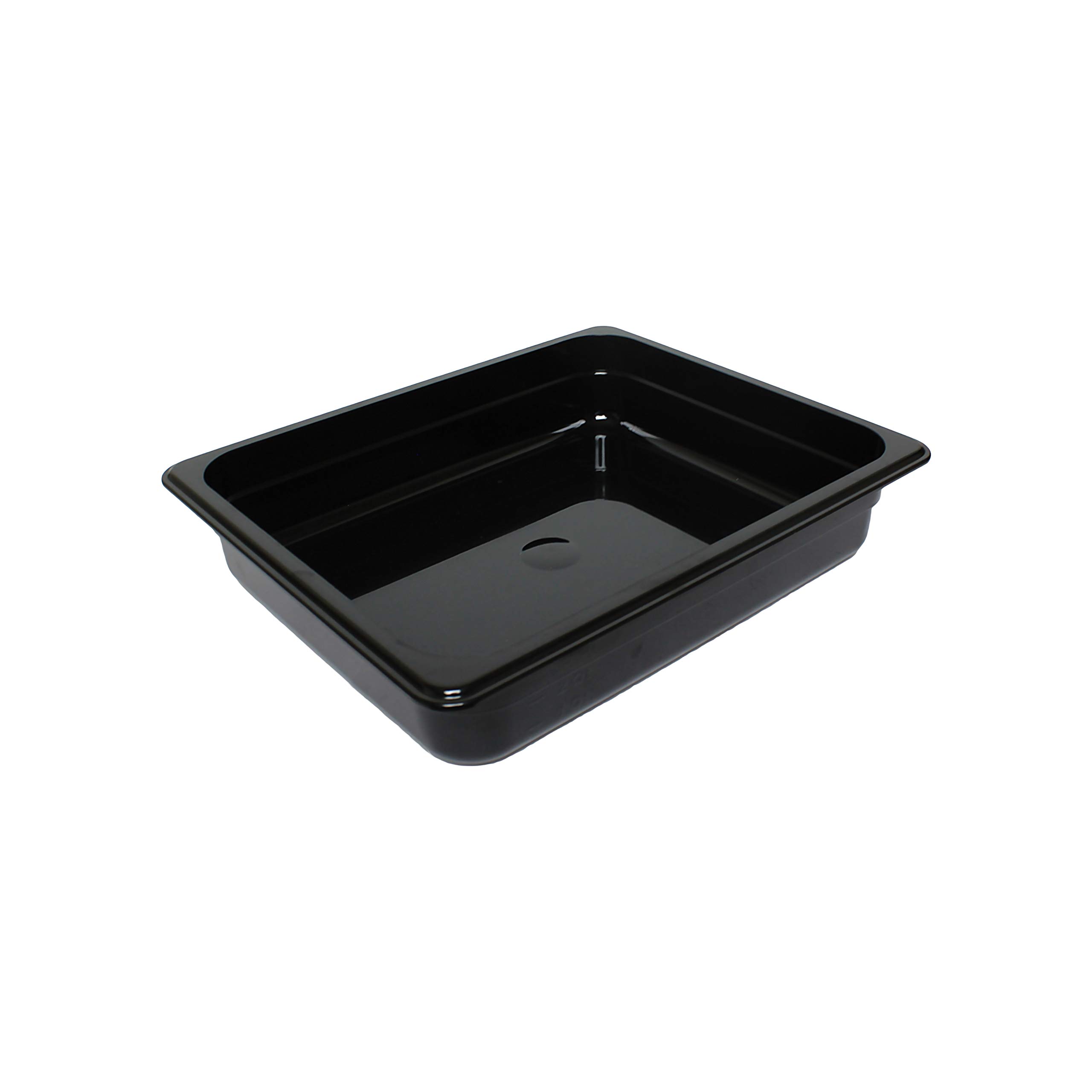 GN 1/2, 65mm Deep, 3.8Ltr Gastronorm Container, Polycarbonate, Black