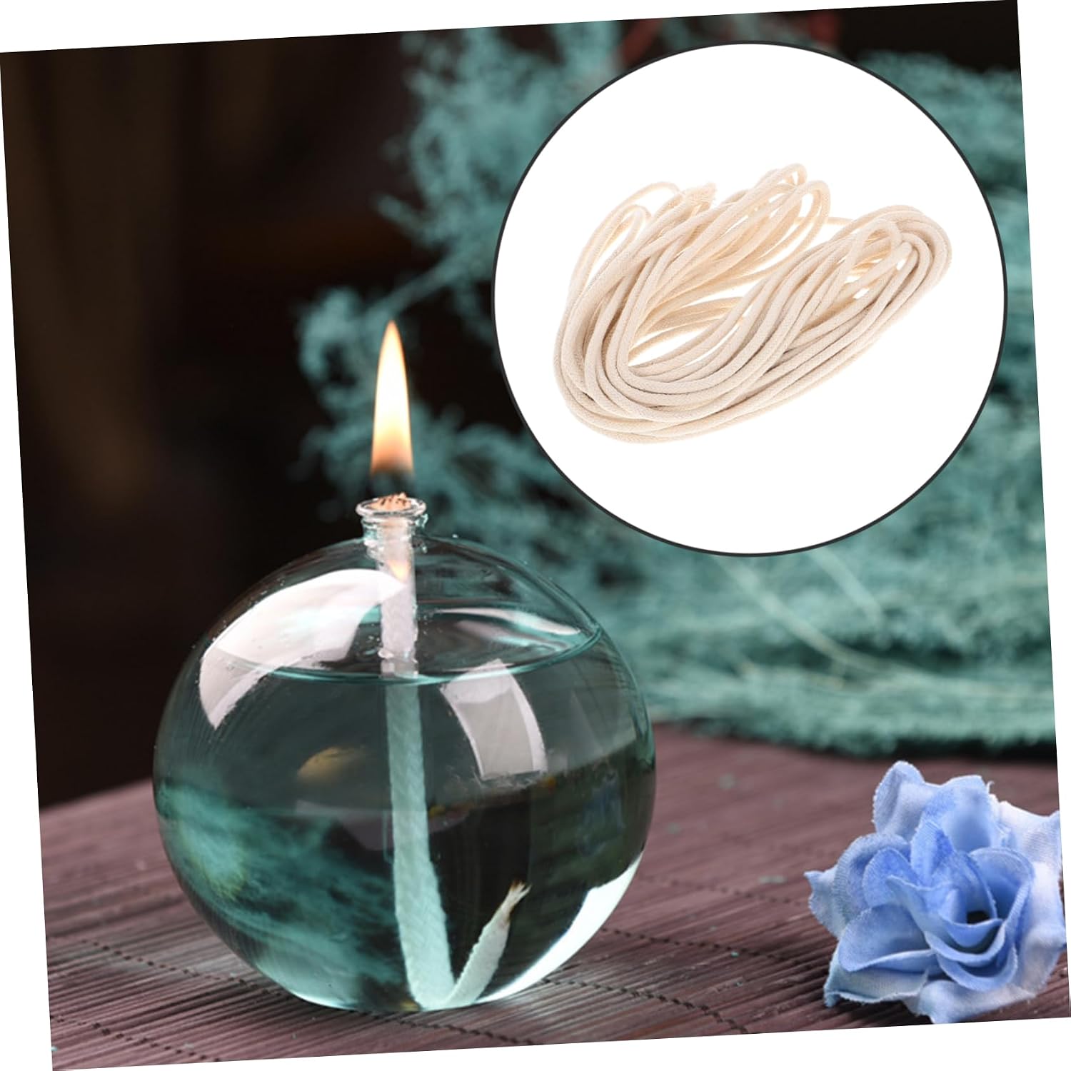 Sosoport Cotton Oil Lamp Wicks Replacement Xmas 10m Braided