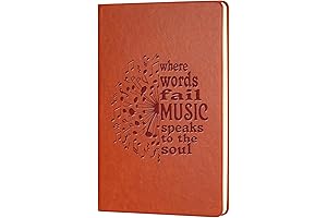 Musical Musings: Leather Notebook for Songwriters in the Making