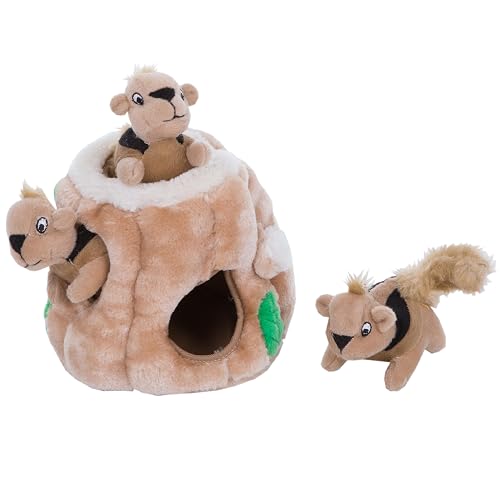 Outward Hound Hide-A-Squirrel Dog Toy – Interactive 2‑in‑1 Plush Puzzle
