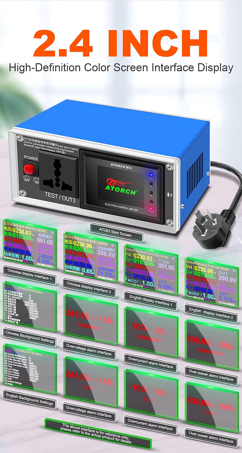 AT2630 2.4 Inch High-Definition Color Screen Interface Display