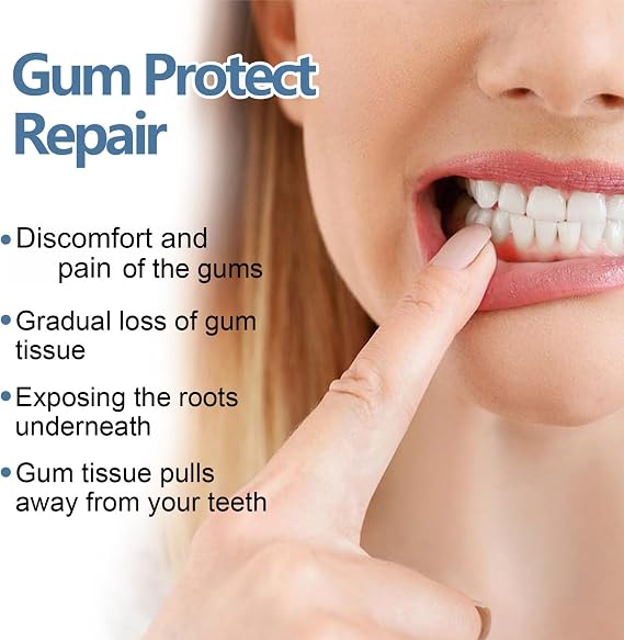 2Pcs Gum Repair Gel, Gum Shield Soothing Gel,G-ums Shield G/els, Tooth Relief, Revitalizes G/ums and Whitens Teeth G/el,Teeth Whitening Essence Pen,Relieves Irritation, Strengthens G/ums