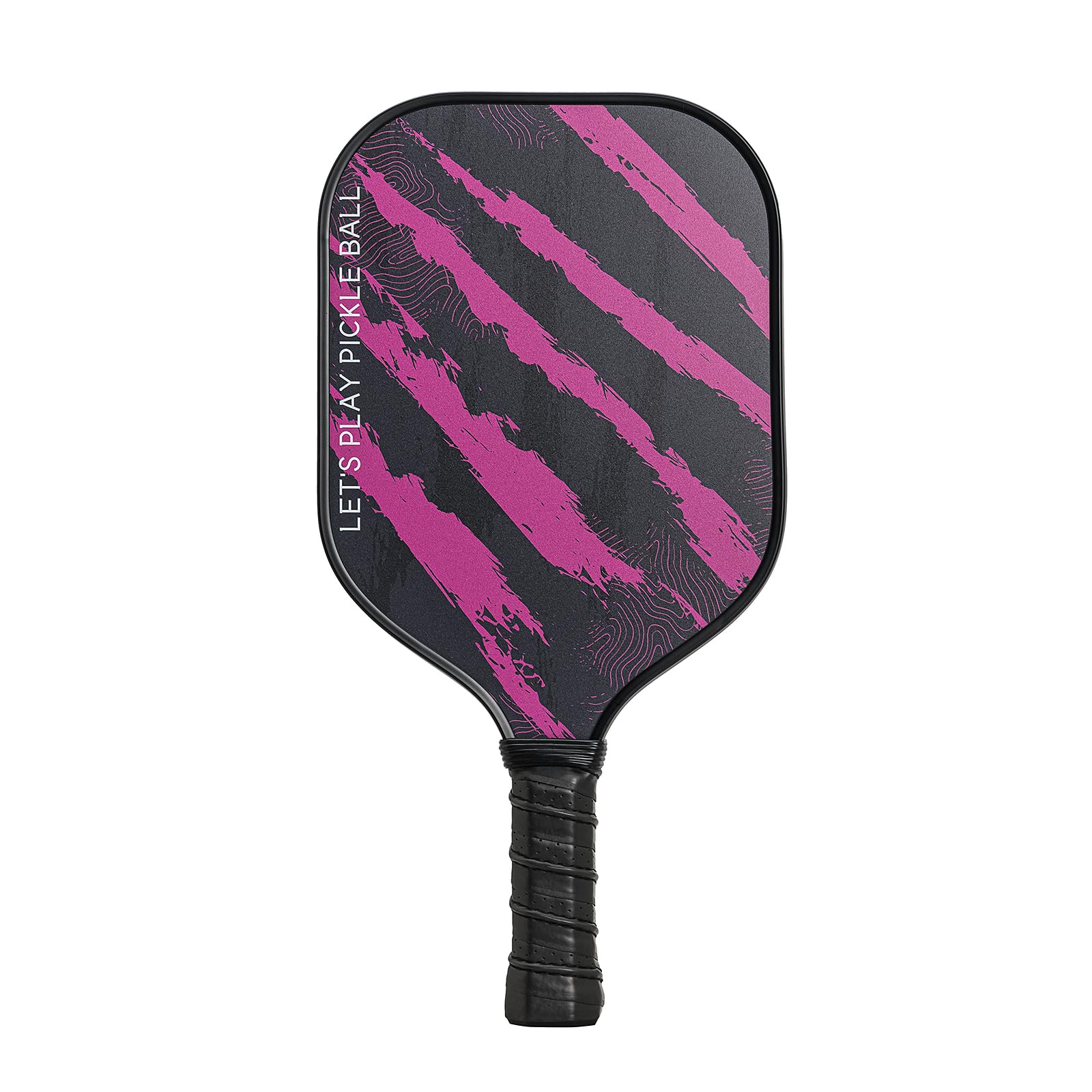 Pickleball Paddle, 3K Raw Carbon Fiber Surface High Grit & Spin,16MM Polypropylene Honeycomb Core, Pickleball Rackets Designed for Ultimate Spin & Consistency