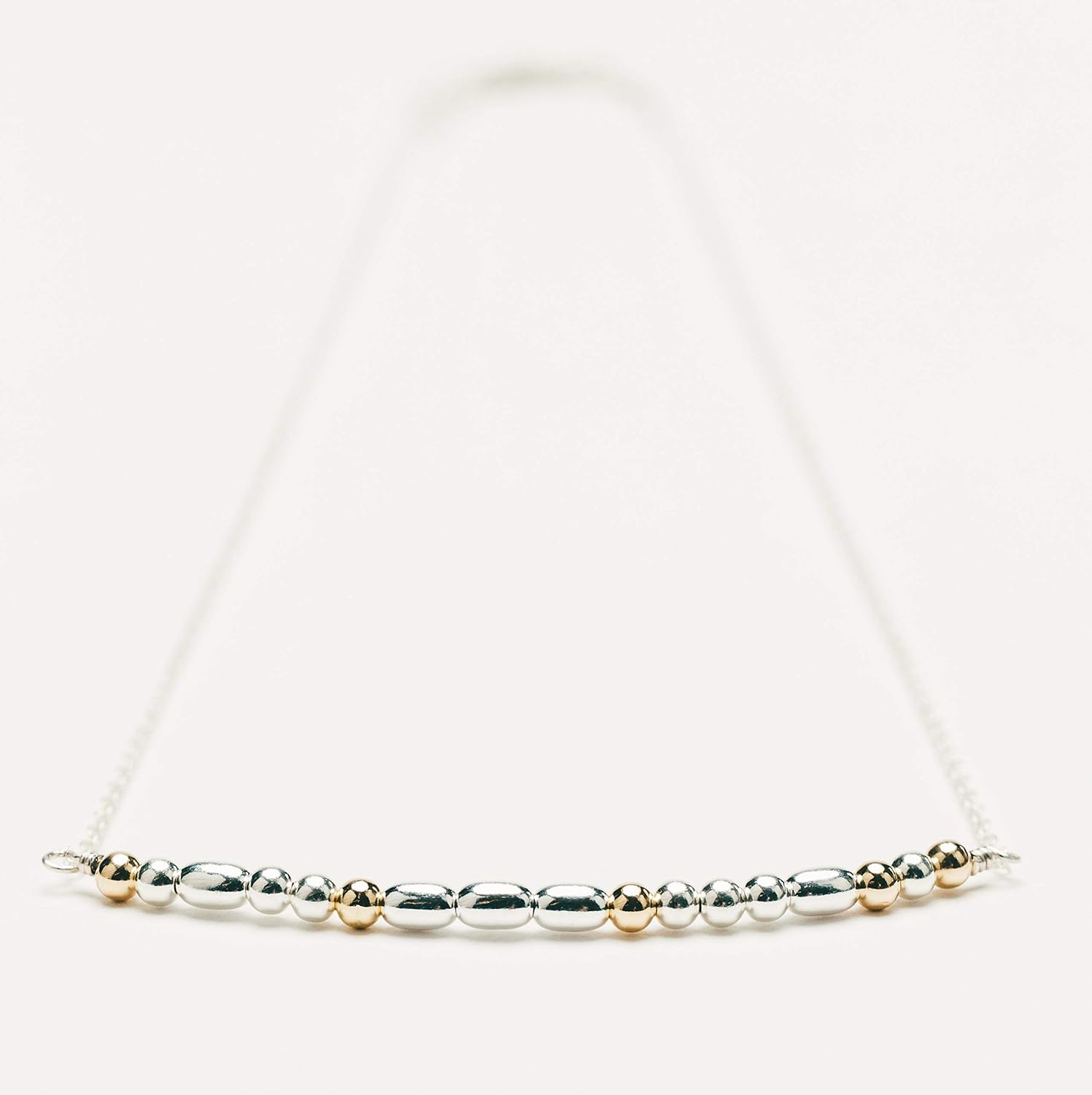 Designed By Stacey Custom Morse Code Necklace, Made to Order Personalized Jewelry, Sterling Silver Chain, Sentimental Gifts for Women, Birthday, Bridesmaid Proposal, 16 to 18" Adjustable Length