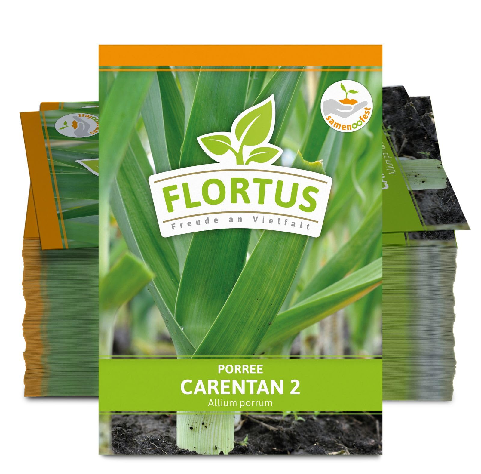 FLORTUS 2000-0474-100x Lauch-Porree Carentan 2 (100 Stück) (Lauchsamen)