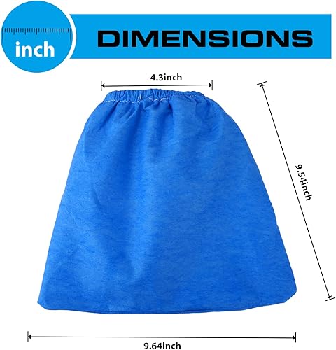 Miniatura 2 de VRC5 - Recambios para bolsas de filtro de tela Vacmaster de 4 a 16 galones para aspiradoras húmedassecas para modelos VBV1210 VFB511B 0201 VJC507P