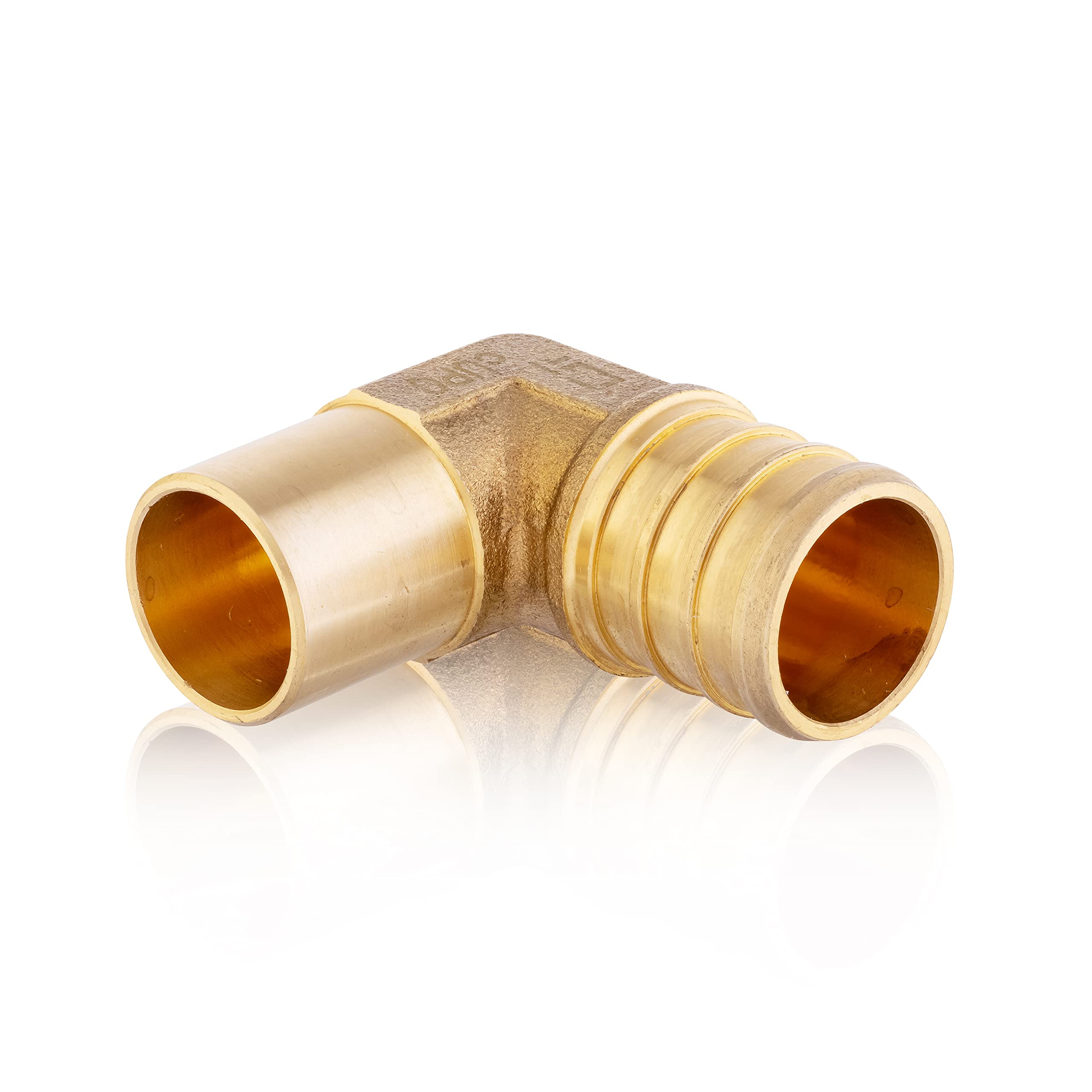 5 szt. złączki zaciskowe EFIELD Pex 3/10.2 cm Pex x 3/10.2 cm męski adapter kolanowy 90 stopni (wewnętrzna rura miedziana)