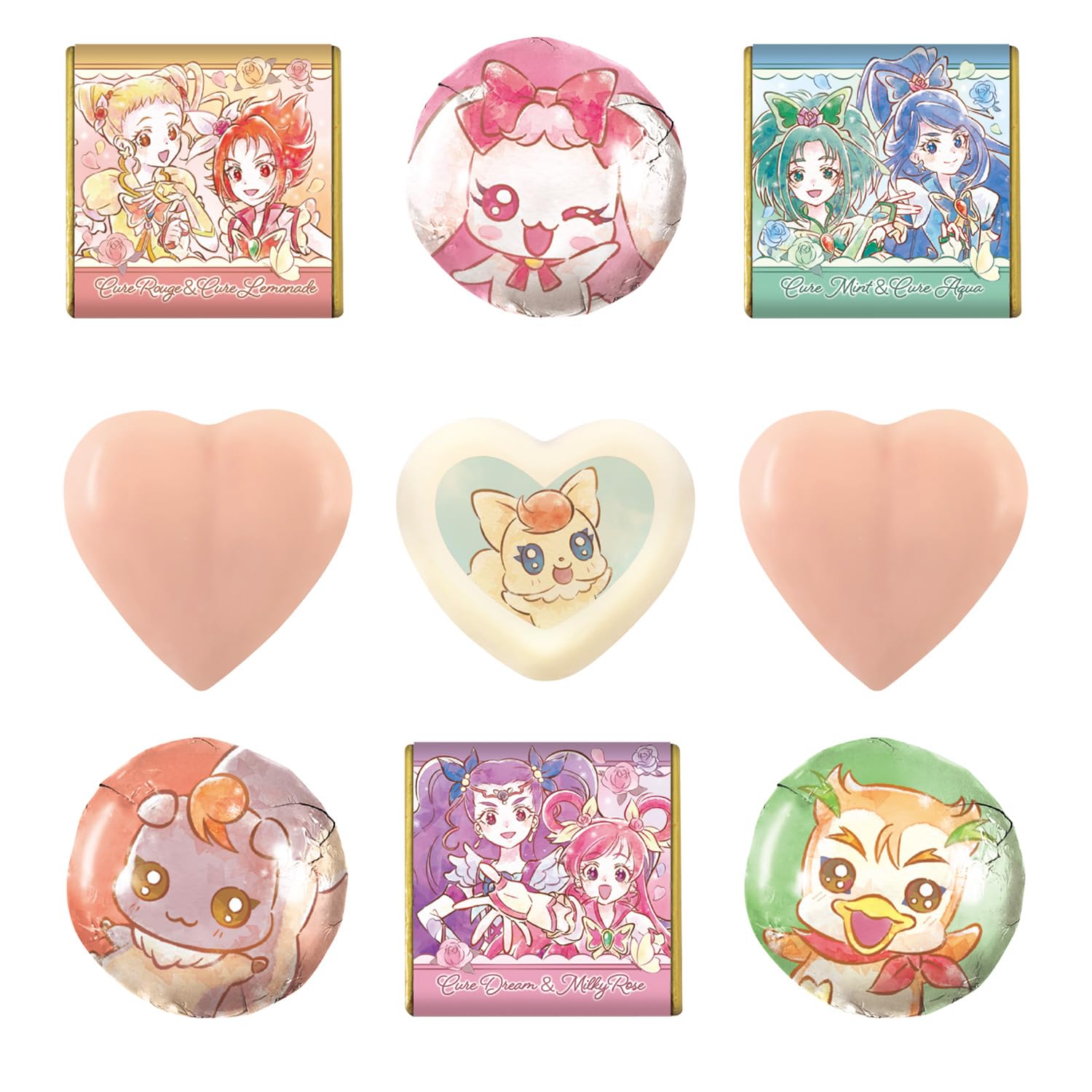 Amazon | ハート(Heart) ポーチ＆チョコギフトプリキュア5GoGo 準