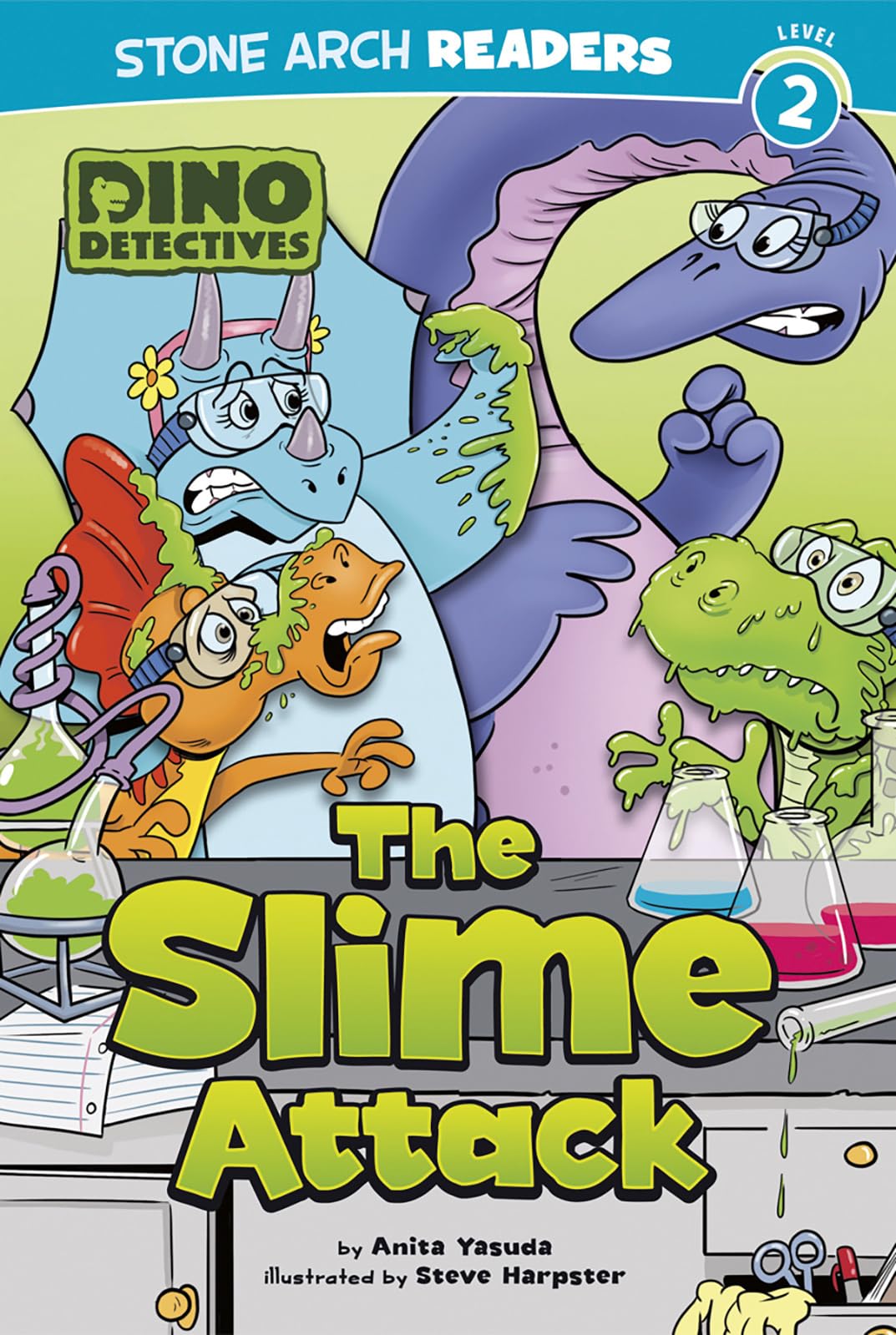 The Slime Attack (Dino Detectives: Stone Arch Readers, Level 2)