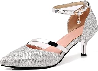 Bride Puntiagudo Zapatos Correa De Tobillo Boda Tacón De Aguja Sandalias