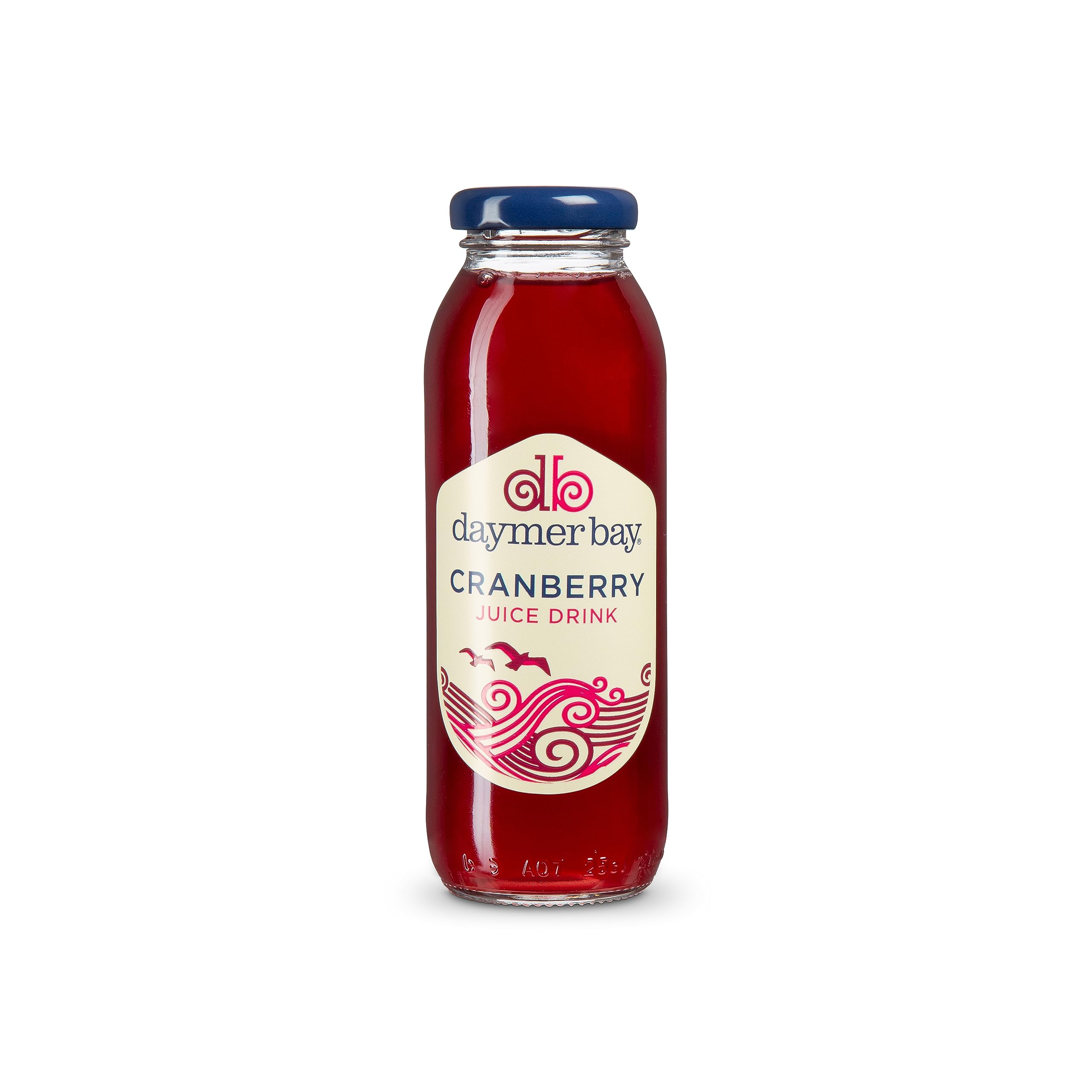 Daymer Bay Cranberry Juice- Refreshingly Fruity, Natural Ingredients, Not from Concentrate, Vegan, Gluten Free, 100% British Recyclable Packaging 12 x 250ml Glass Bottles
