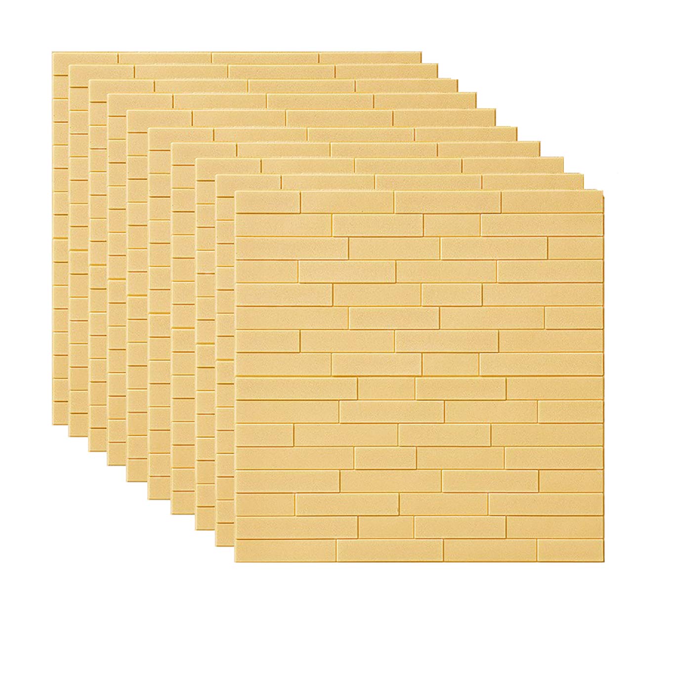 Stickers muraux brique 3D autocollants pour rénover un mur abîmé de chambre ou salon