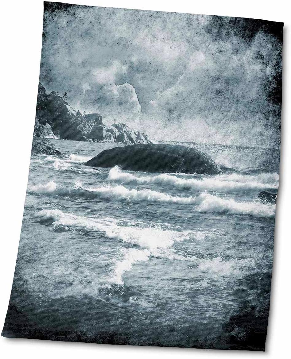 3dRose Storm On The Horizon - Gritty Photography of a Lake Superior Storm... - Towels (twl-120351-2)