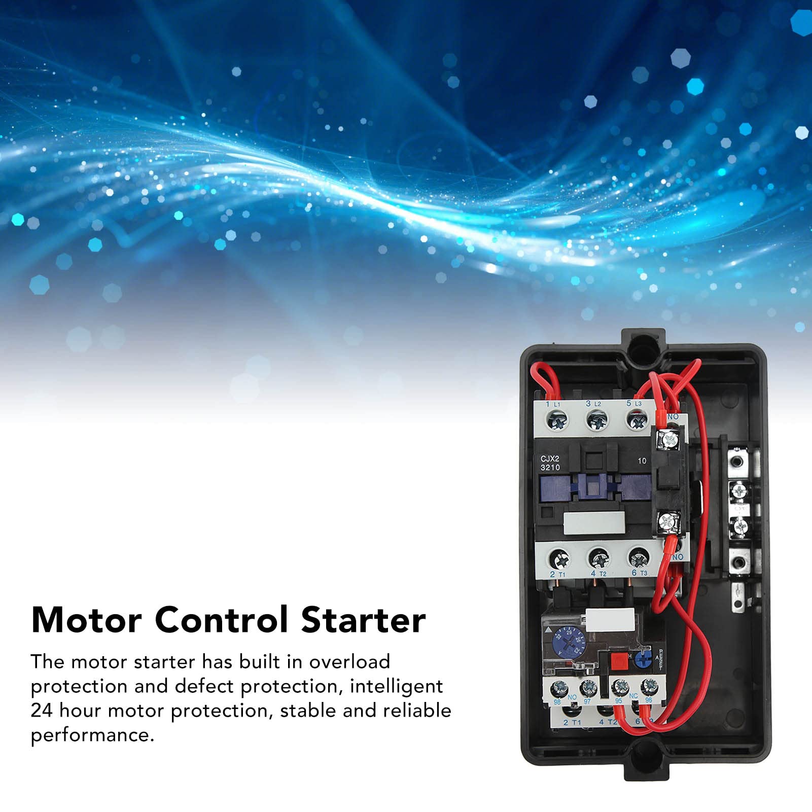 Motor Eléctrico Magnético, Interruptor de Control de Motor de Arranque IP55 para Monofásico 220 230 V y Trifásico 380 400 V 23‑32 A